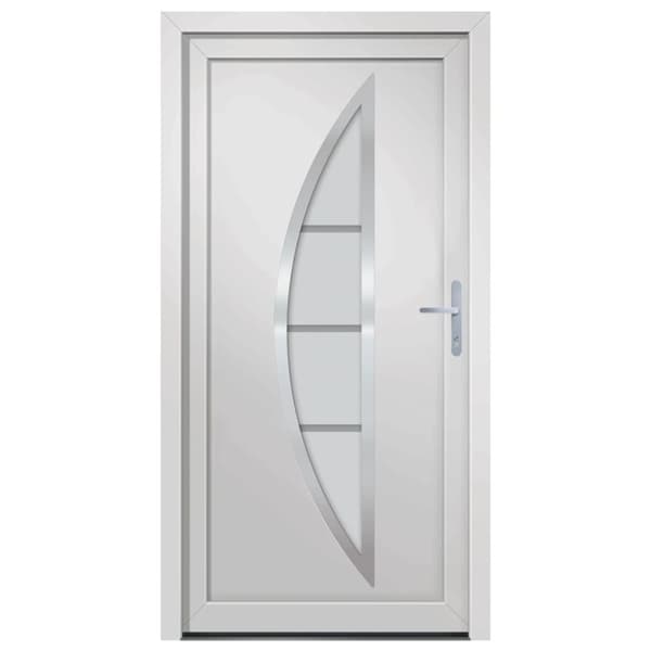 hoveddør 98x200 cm PVC hvid
