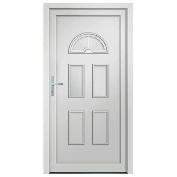 hoveddør 98x208 cm PVC hvid