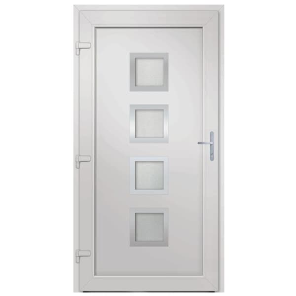 hoveddør 108x208 cm PVC antracitgrå