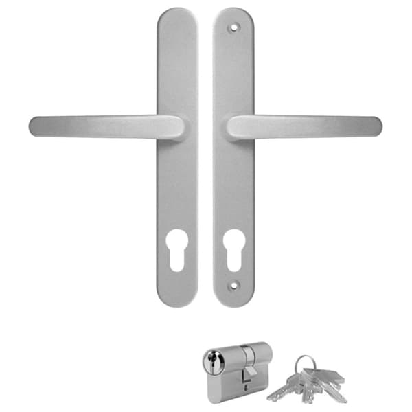 hoveddør 98x208 cm PVC hvid