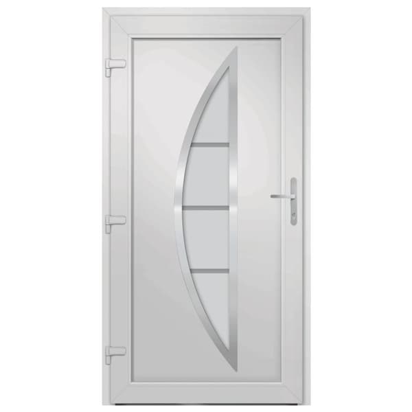 hoveddør 88x200 cm PVC hvid