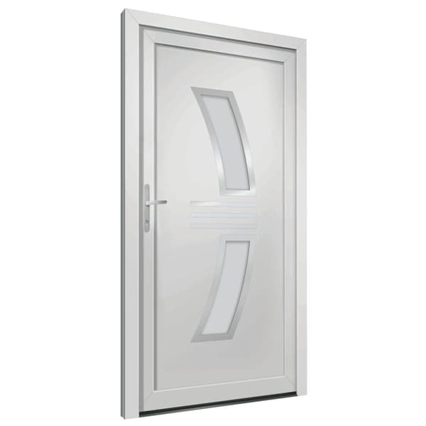 hoveddør 108x200 cm PVC hvid