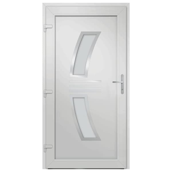 hoveddør 108x200 cm PVC hvid