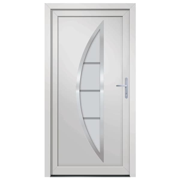 hoveddør 108x208 cm PVC hvid