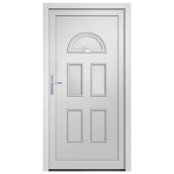 hoveddør 88x190 cm PVC hvid