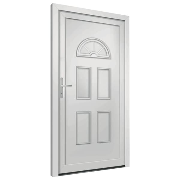 hoveddør 88x190 cm PVC hvid