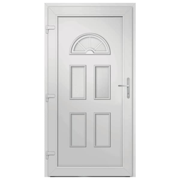 hoveddør 88x190 cm PVC hvid