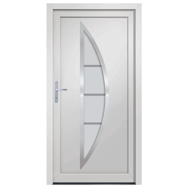 hoveddør 108x208 cm PVC hvid