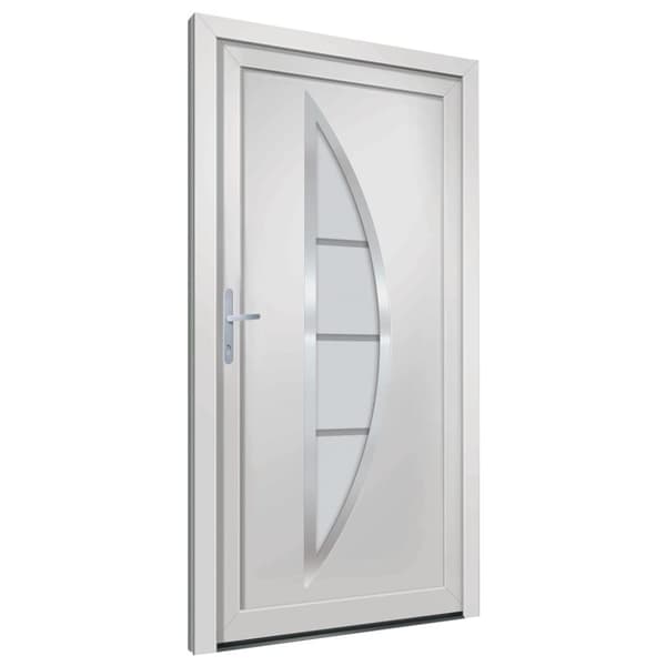 hoveddør 108x208 cm PVC hvid