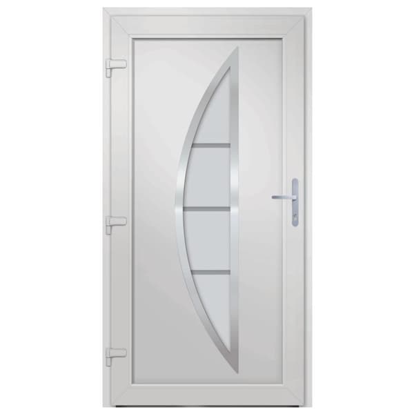 hoveddør 108x208 cm PVC hvid