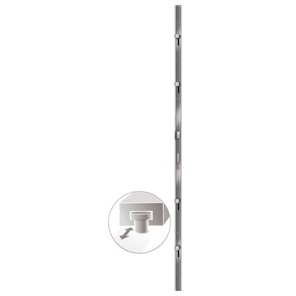hoveddør 98x200 cm PVC hvid
