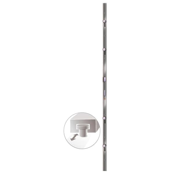 hoveddør 108x208 cm PVC hvid