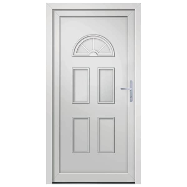 hoveddør 88x190 cm PVC hvid