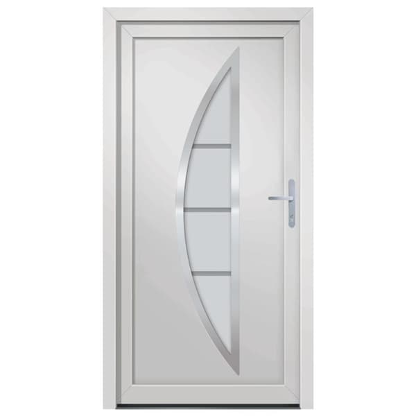 hoveddør 98x208 cm PVC hvid