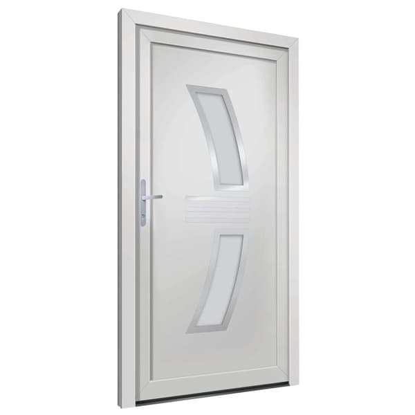 hoveddør 98x208 cm PVC hvid