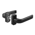Miniatyrbillede 1 af 3: Handlock Aluminiumhåndtag Med Vendbart Skjold 130 Mm