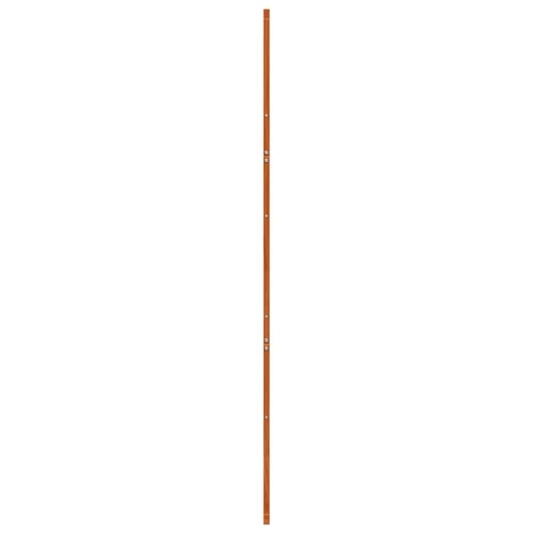 vidaXL skydedør 80x208 cm massivt fyrretræ gyldenbrun