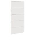 Miniatyrbild 3 av 11: vidaXL Ladugårdsdörr vit 100x208 cm massiv furu
