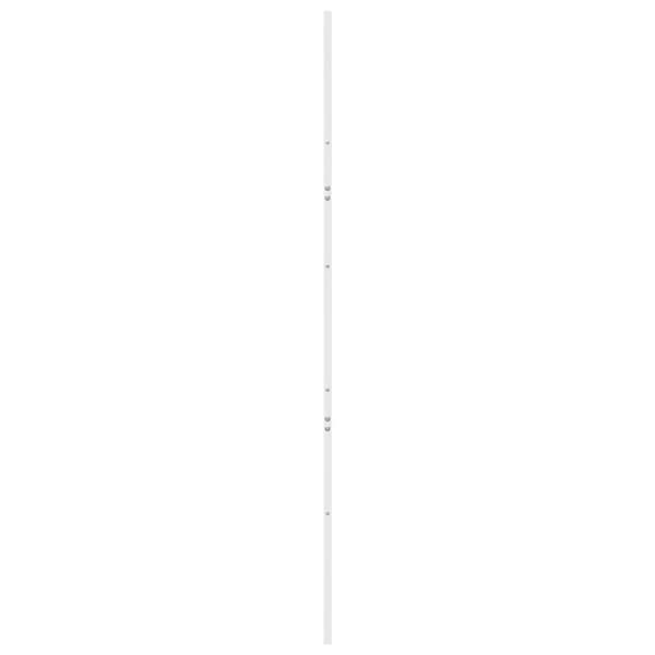vidaXL Ladugårdsdörr vit 100x208 cm massiv furu