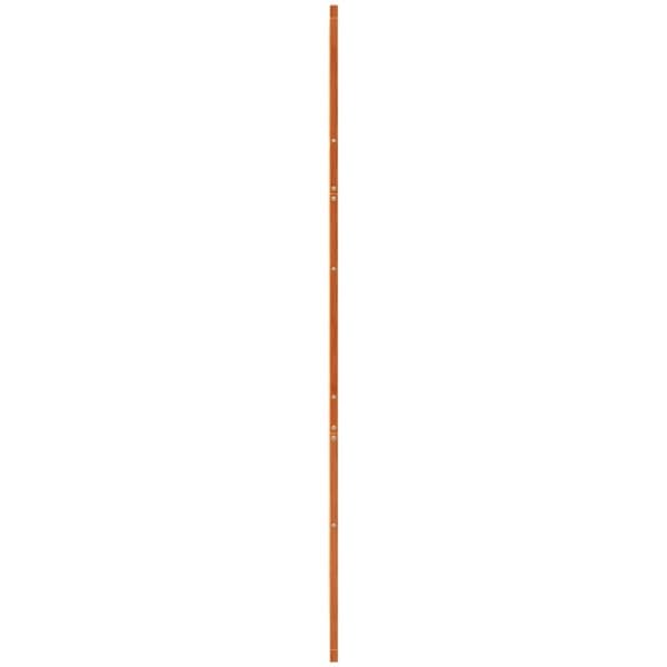 vidaXL Låvedør voksbrun 90x208 cm heltre furu
