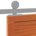 Miniatyrbilde 8 av 11: vidaXL Låvedør voksbrun 90x208 cm heltre furu