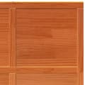 Miniatyrbilde 9 av 11: vidaXL Låvedør voksbrun 90x208 cm heltre furu
