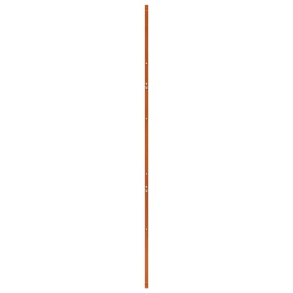 vidaXL Låvedør voksbrun 100x208 cm heltre furu