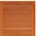 Miniatyrbilde 9 av 11: vidaXL Låvedør voksbrun 100x208 cm heltre furu