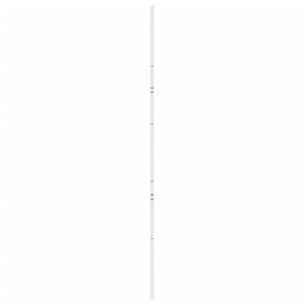 vidaXL Ladugårdsdörr vit 90x208 cm massiv furu