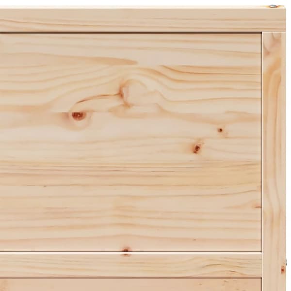 skydedør 80x208 cm massivt fyrretræ