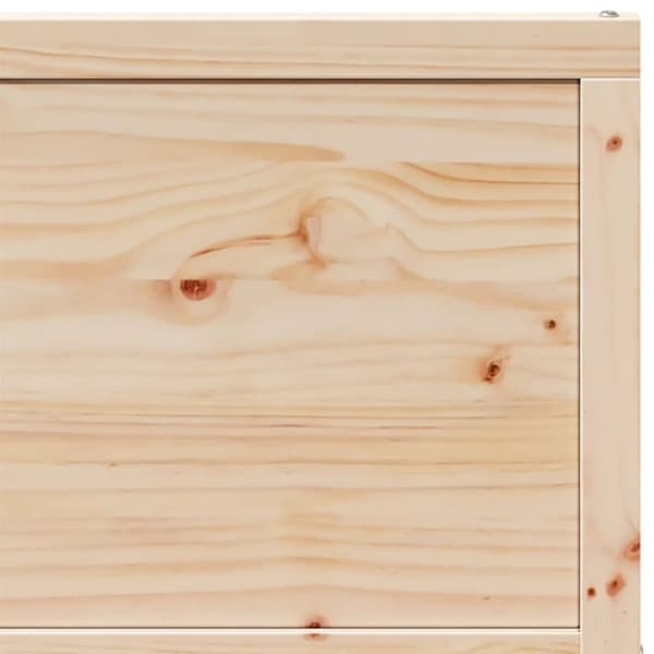 skydedør 90x208 cm massivt fyrretræ