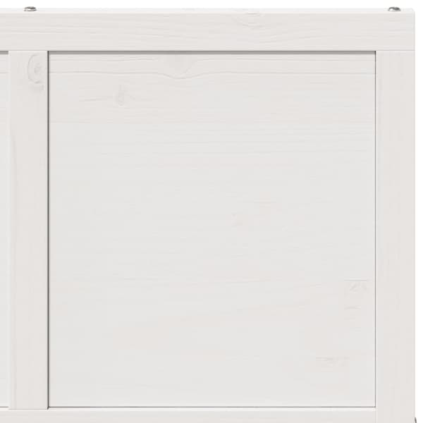 skydedør 80x208 cm massivt fyrretræ hvid