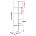 Miniatyrbillede 10 af 10: skydedør 80x208 cm massivt fyrretræ hvid