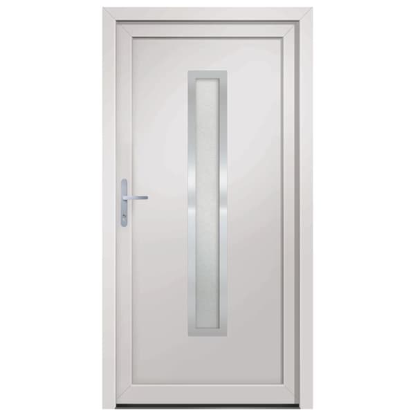 hoveddør 98x208 cm PVC hvid