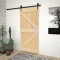 Miniatyrbild 1 av 2: Dörr 80x210 cm massiv furu