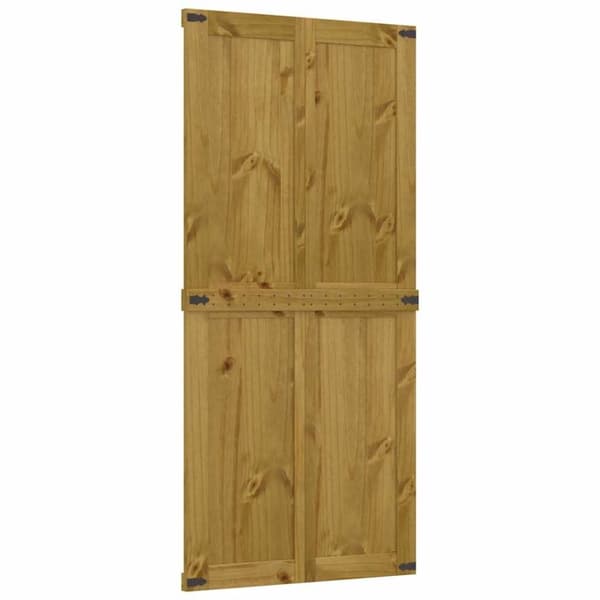 vidaXL Låvedør CORONA 90x210 cm heltre furu