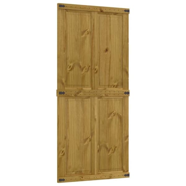 vidaXL Låvedør CORONA 90x210 cm heltre furu