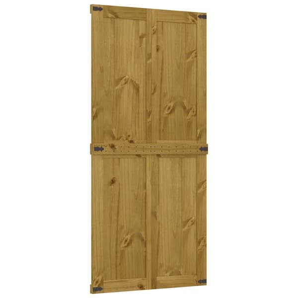 vidaXL Ladugårdsdörr CORONA 100x210 cm massiv furu