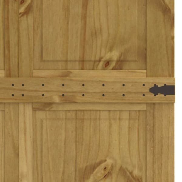 vidaXL Ladugårdsdörr CORONA 100x210 cm massiv furu