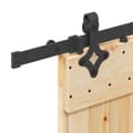Miniatyrbillede 5 af 8: vidaXL skydedør med monteringssæt 70x210 cm massivt fyrretræ