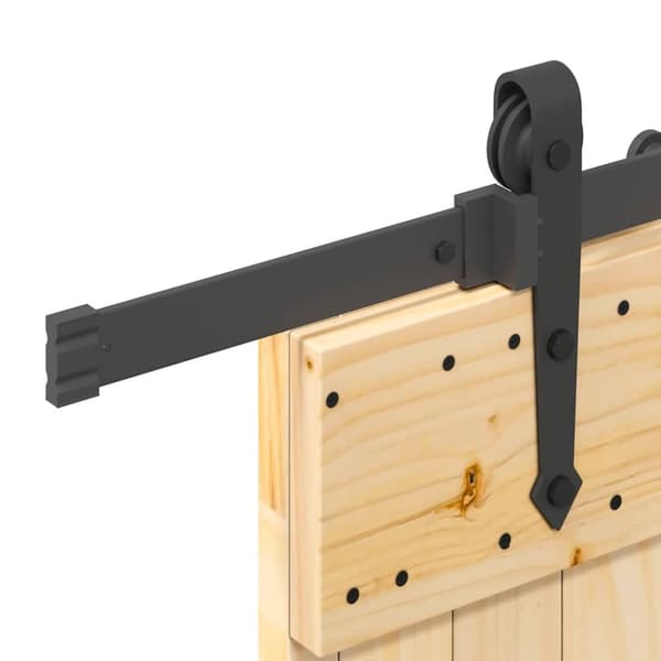 vidaXL Skyvedør med monteringstilbehør 80x210 cm heltre furu