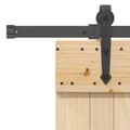 Miniatyrbilde 6 av 8: vidaXL Skyvedør med monteringstilbehør 80x210 cm heltre furu