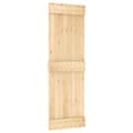 Miniatyrbilde 3 av 8: vidaXL Skyvedør med monteringstilbehør 70x210 cm heltre furu