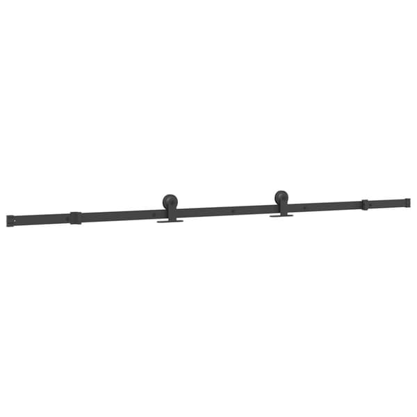 vidaXL skydedør med monteringssæt 100x210 cm massivt fyrretræ