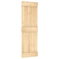 Miniatyrbilde 3 av 8: vidaXL Skyvedør med monteringstilbehør 70x210 cm heltre furu