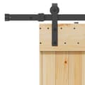 Miniatyrbillede 6 af 8: vidaXL skydedør med monteringssæt 70x210 cm massivt fyrretræ