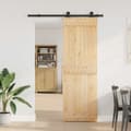 Pikkukuva 2 / 8: vidaXL Liukuovi asennustarvikkeineen 70x210 cm täysi mänty