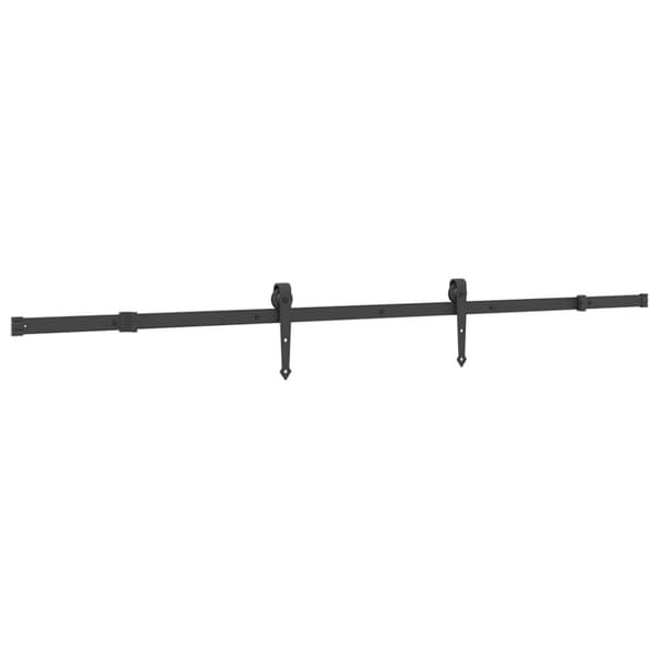 vidaXL Skjutdörr med beslag 100x210 cm massiv furu