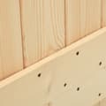 Miniatyrbillede 7 af 8: vidaXL skydedør med monteringssæt 70x210 cm massivt fyrretræ