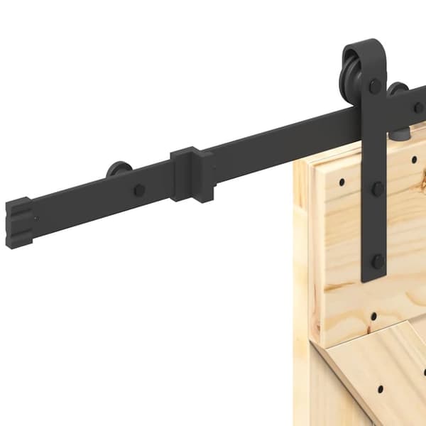 vidaXL Skyvedør med monteringstilbehør 85x210 cm heltre furu